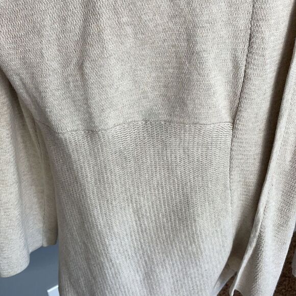 Talbots Cream Colored Open Front Cardigan. Size Medium. - Picture 4 of 10